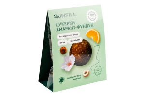 Конфеты с протеином Амарант-фундук SunFill к/у 73г