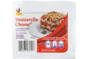 Ahold Cheese Mozzarella Whole Milk All Natural