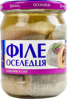 Сельдь филе в масле Классическая Veladis с/б 470г