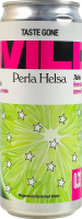 Комбучая газированная непастеризованная ферментированная Лайм Wild&Perla Helsa ж/б 0.33л
