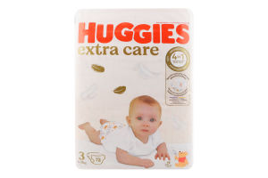 Подгузники для детей 5-9кг 3 Elite Soft Huggies 72шт