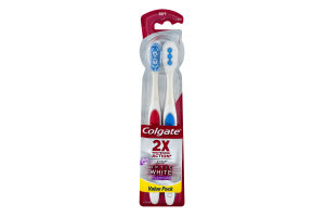 Colgate 360 Optic White Platinum Toothbrushes Soft - 2 CT