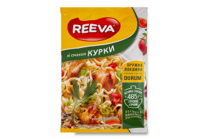 Лапша быстрого приготовления со вкусом курицы Reeva м/у 85г