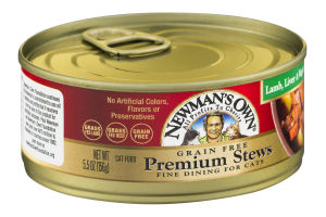 Newman's Own Grain Free Premium Stews For Cats Lamb, Liver & Vegetable Stew