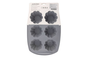 Форма для випікання на 6 мафінів силікон №KYYW258 Juxiong 
1шт