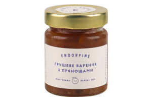 Варення грушеве з прянощами стерилізоване Endorfine в/ґ с/б 234г