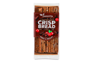 Хлібці Danvita хрусткі стиль граноли ягоди-шоколад