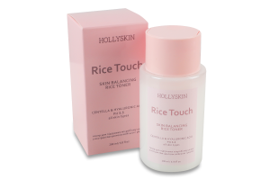 Тонер для підтримки мікробіому шкіри з екстрактом центели азійської і рисом Rice touch Hollyskin 200мл