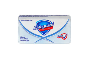 Мыло твердое очищающее белое Классическое Safeguard 90г