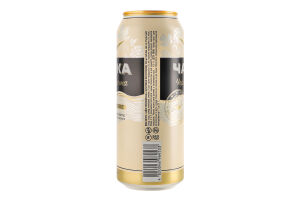 Пиво 500мл 4.1% світле фільтроване пастеризоване М'яке Чорноморська Чайка з/б