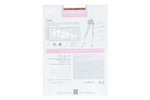 Колготки жіночі Conte elegant Active soft 40den 3 bronz