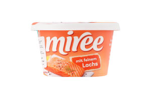 Сыр 66% сливочный с лососем Miree п/у 150г