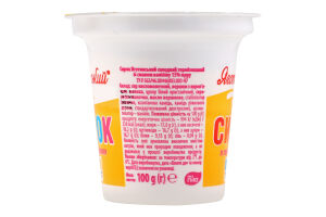 Творожок 15% сладкий термизированный со вкусом ванилина Яготинський ст 100г
