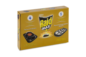 Засіб інсектицидний для знищення тарганів + 4 пастки Max Raid 5шт