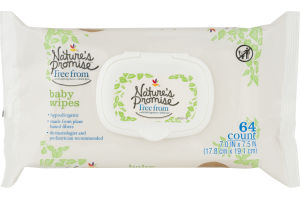 Nature's Promise Baby Wipes - 64 CT