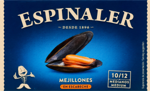 Мідії Espinaler в маринованому соусі 10/12