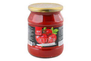 Паста томатная 25% Хіт продукт в/с с/б 465г