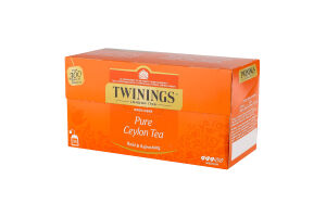 Чай чорний Pure Ceylon Twinings к/у 25x2г