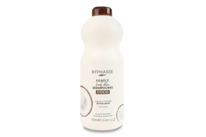 Шампунь для окрашенных волос с кокосом Family Fresh Delice Byphasse 750мл