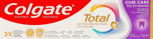 Паста зубна Догляд за яснами Активний захист+ Total Colgate 75мл