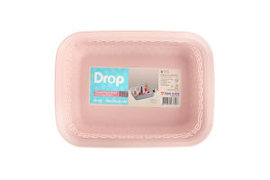 Корзина для хранения пластик прямоугольная 1.1л №М-137 Drop Ucsan Plastik 1шт