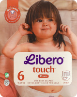 Трусики-подгузники для детей 13-20кг 6 Touch Libero 24шт