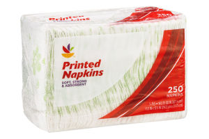 Ahold Printed Napkins - 250 CT
