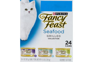 Purina Fancy Feast Grilled Collection Seafood - 24 Ct