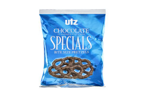 Utz Specials Chocolate Flavored Covered Bite Size Pretzels