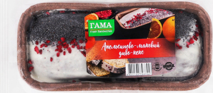 Кекс апельсиново-маковий Гама Fresh Sandwiches м/у 350г