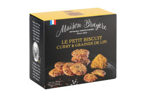Печиво Maison Bruyere з каррі та насінням льону