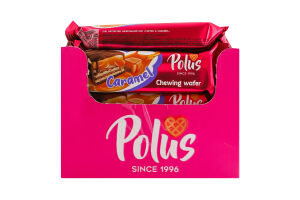 Батончик вафельний Toffee&Caramel Mix Polus м/у 30г