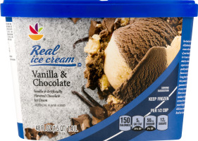 Ahold Real Ice Cream Vanilla Chocolate