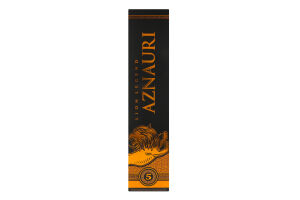 Бренді 0.5л 40% виноградний витриманий 5 років VVSOP Lion legend Aznauri к/у