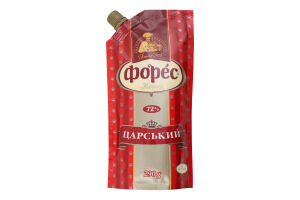 Майонез Форес 290 г Царський 72%