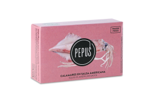 Кальмар Pepus в американському соусі