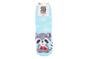 Шкарпетки жіночі Premier socks класичні махра з пух.мал. р.23-25 єнот Арт.3603