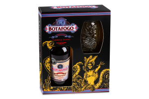 Набір Ром 0.7л 40% Spiced gold + 1 склянка Botafogo к/у