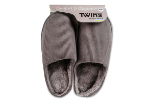 Тапочки комнатные домашние мужские получешки Twins Home Style Velvet №16452 40-45