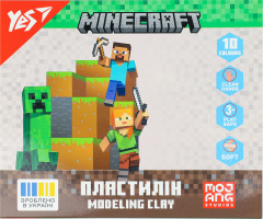 Пластилін Minecraft 10кольорів 200г Yes