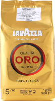 Кофе натуральный жареный в зернах Qualita Oro Lavazza м/у 1кг