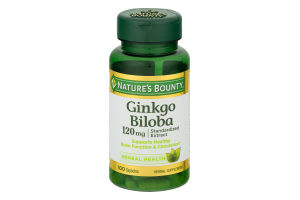 Nature's Bounty Ginkgo Biloba 120 MG - 100 CT