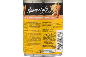 Pedigree Food For Dogs Homestyle Meals Hearty Chicken & Vegetable Flavor In Gravy