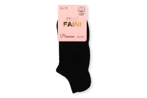 Шкарпетки жіночі чорні бавовна сітка p.36-39 Moi Faini 