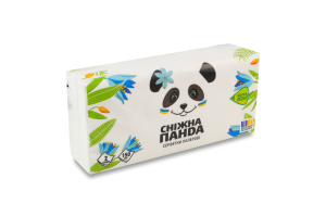 Серветки паперові 2-х шарові 190х200мм Сніжна Панда 150шт