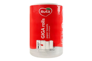 Полотенца бумажные 2-х слойные Giga rrolls Ruta 2шт