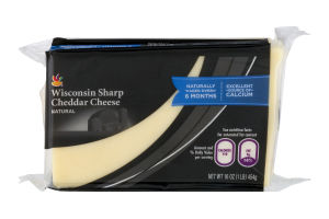 Ahold Natural Cheese Wisconsin Sharp Cheddar