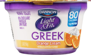 Dannon Light & Fit Greek Yogurt Orange Cream