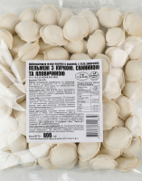 Пельмені "З куркою, свининою та яловичиною" 6*800г тм Домашня Робота