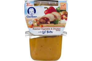 Gerber 3rd Foods Roasted Vegetable & Chicken Dinner with Lil' Bits - 2 CT